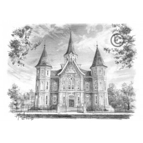 Provo City Center Temple Drawing Recommend Holder