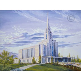 Oquirrh Mountain Utah Temple Recommend Holder