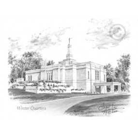 Winter Quarters Nebraska Temple Recommend Holder